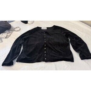 Lizwear Liz Claiborne Black Velvet Jacket